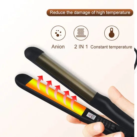 Remington 2in1 Hair Straightener and Curler Iron Heat up to 950F