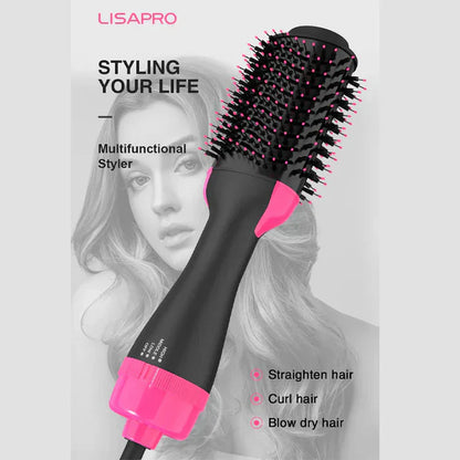 3 in 1 Hot Air Brush Hair Dryer & Styler